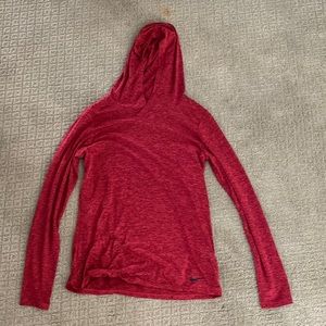 Red Nike sweatshirt